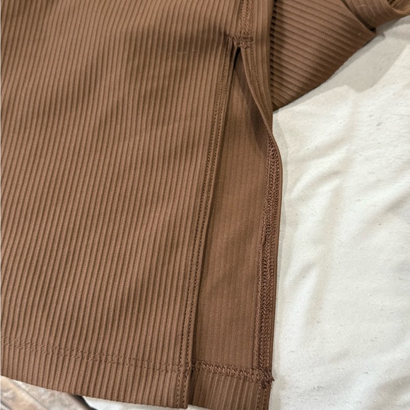 Old Navy Brown Ribbed Athletic Pants - Picture 4 of 4
